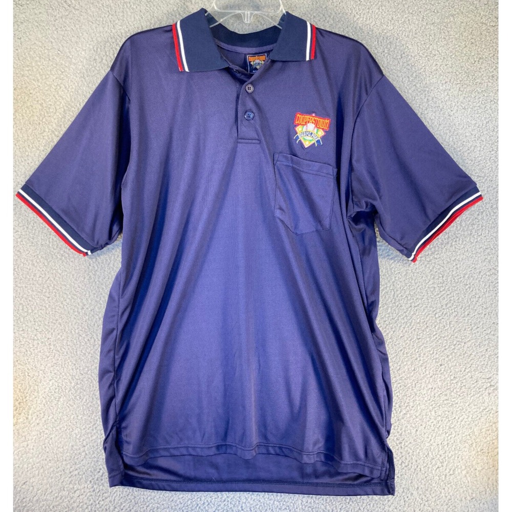 Cooperstown Dreams Park Polo Shirt Adult XL Blue Short Sleeve‎ Baseball Souvenir